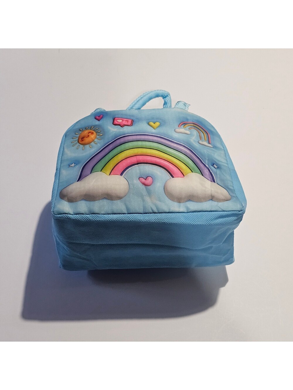Kids Blue Rainbow Lightweight Lunch Bag